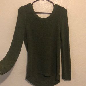 Green Cover up Sweater